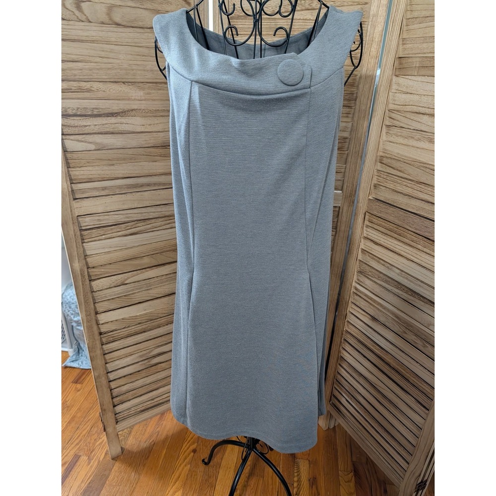 Blu Sage Women's Dress Size M Gray Sheeth